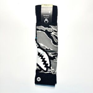 Stance Black and White Athletic Socks